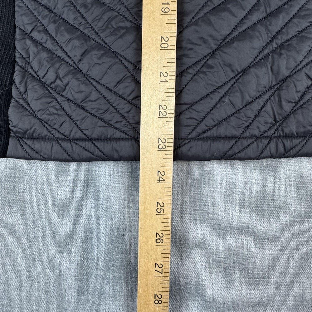 Athleta Flurry Force 2.0 Jacket Womens Small Black Insulated Full Zip Thumbholes - Picture 7 of 8